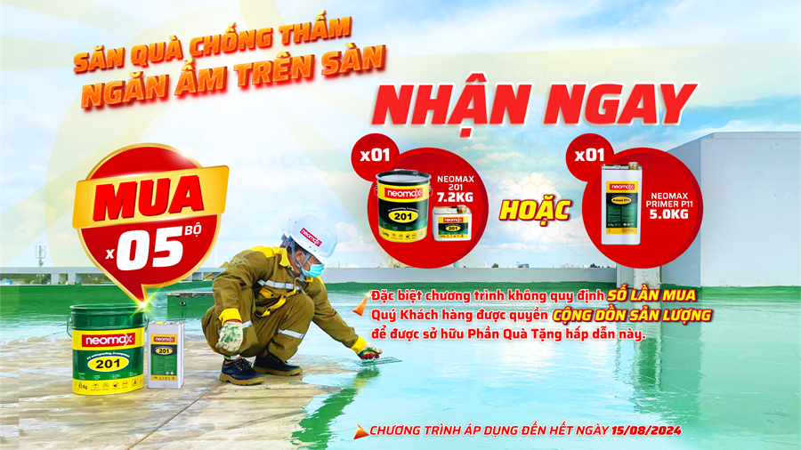 SĂN QUÀ CHỐNG THẤM NGĂN ẨM TRÊN SÀN